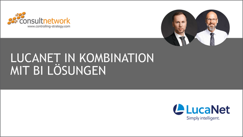 Webinaraufzeichnung: LucaNet in Kombination mit BI-Lösungen
