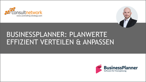 Webinaraufzeichnung BusinessPlanner: Planwerte effizient verteilen & anpassen