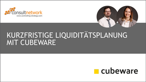 Webinaraufzeichnung: Kurzfristige Liquiditätsplanung mit Cubeware