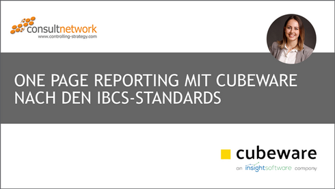 Webinaraufzeichnung ONE PAGE Reporting mit Cubeware nach den IBCS-Standards