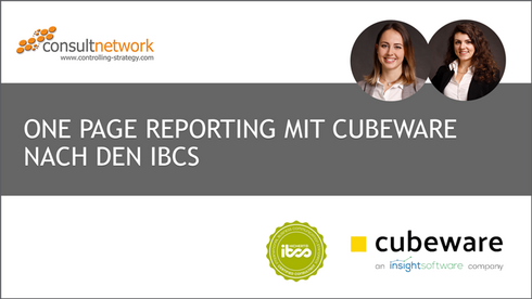 Webinaraufzeichnung ONE PAGE Reporting mit Cubeware nach den IBCS