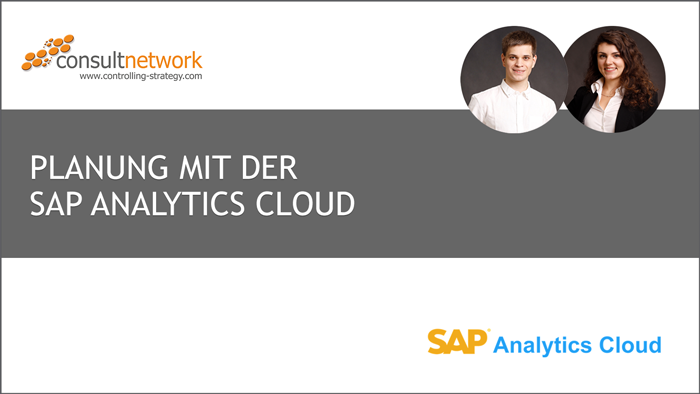 Webinaraufzeichnung Planung mit der SAP Analytics Cloud